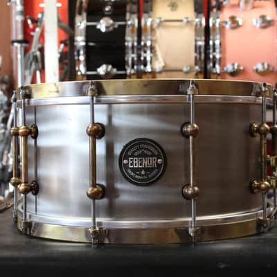 Ebenor Percussion 7x14 Heavy Feather Aluminum Snare Drum image 1
