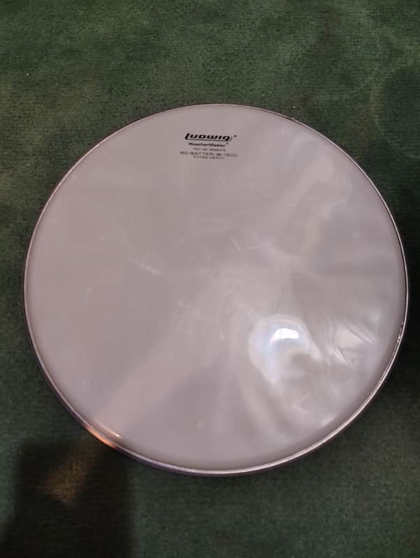 Vintage Ludwig WeatherMaster RO-Batter: db-1250 15" Drum Head - White image 1