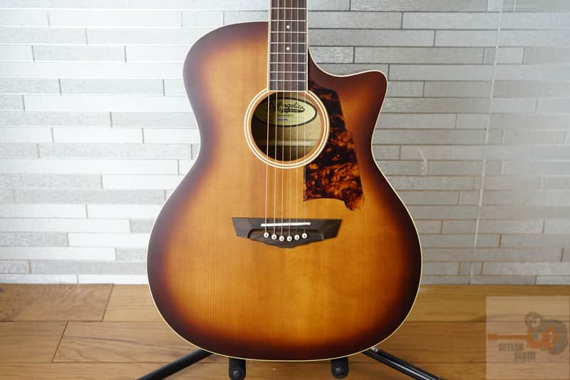 D'Angelico Premier Gramercy Grand Auditorium - Caramel Burst image 1