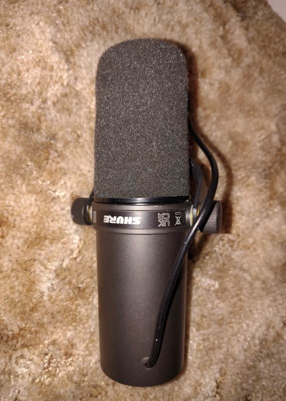 Shure SM7B Genuine Cardioid Dynamic Microphone 2001 - Present - Black image 1