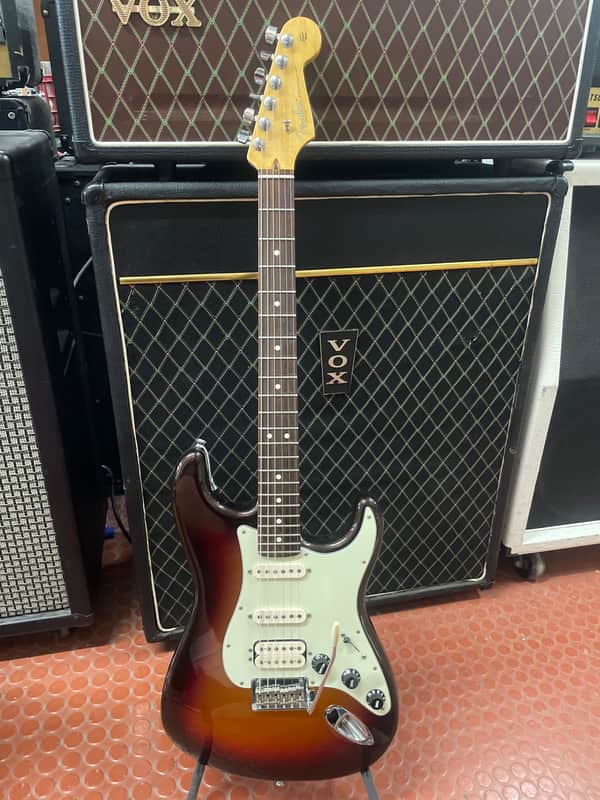 Fender Stratocaster Deluxe Plus HSS guitar 2014 - Metallic Sunburst image 1