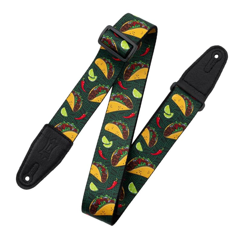 Levy's Leather's Tasty Grooves Strap - Taco Time image 1