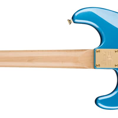 Squier 40th Anniversary Stratocaster Gold Edition Lake Placid Blue image 4