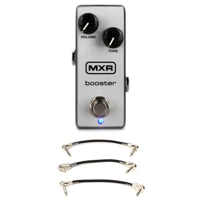 MXR M293 Booster Mini Boost Pedal with 3 Patch Cables image 1