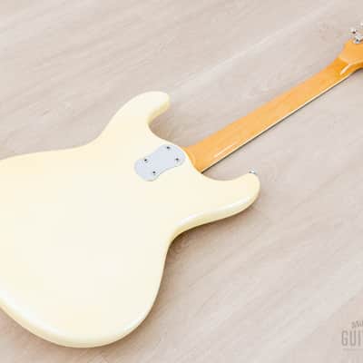 2000s Mosrite Super Custom ‘65 Ventures Model Pearl White, Near-Mint w/ Vibramute, Japan Kurokumo image 14