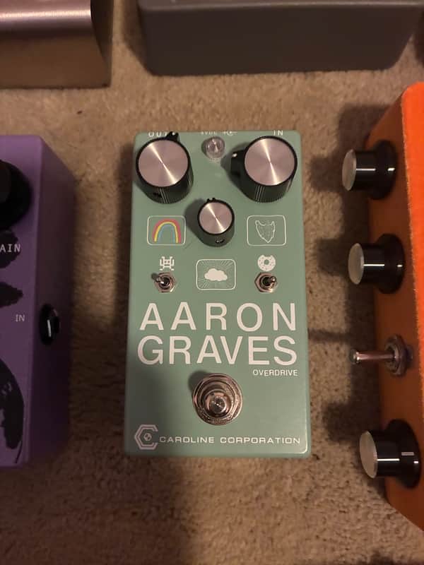 Caroline Guitar Company Aaron Graves Overdrive - Blue green image 1