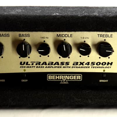 Behringer Ultrabass BX4500H 450w Bass Amp Head | Reverb