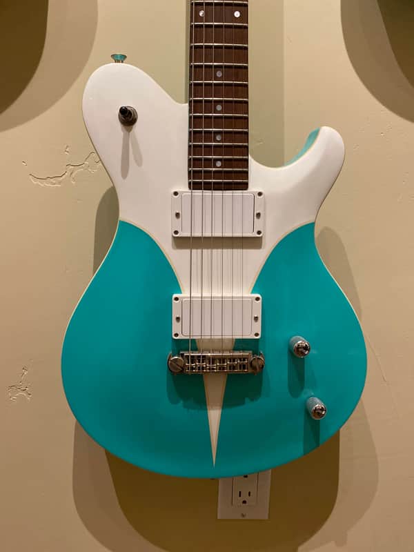 Jason Z. Schroeder USA Custom Chopper 2013 Made by Gene Baker - 1 of only 2 Seafoam And White image 1