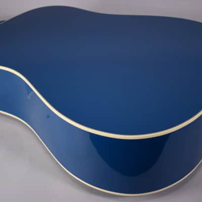 2021 Gibson Custom Shop Ltd Ed Hummingbird Acoustic-Electric Guitar | Big Sky Blue Finish W/OHSC image 14