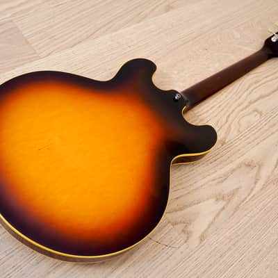 1981 Greco Super Real SA1200 Vintage Long Guard Lacquer 335 w/ Dry Z PAFs & Case, Japan image 15