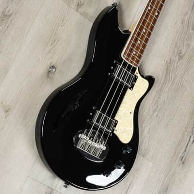 Lakland SHB30-BK Skyline Hollowbody-30 Bass Guitar - Black image 3