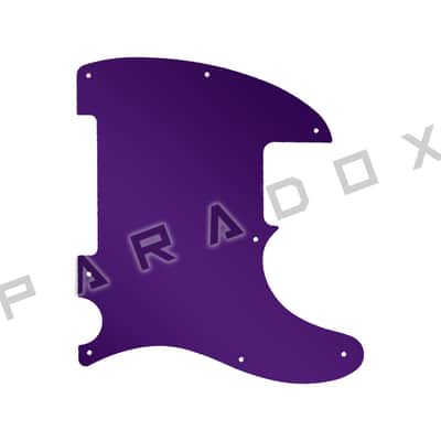 Custom Pickguard For 2023 - 2025 Made in Indonesia Squier Sonic Esquire H - Purple Mirror Acrylic .125"