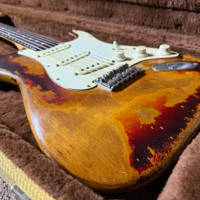 Nacho 2024 Early 60s Strat “Rory” - Aged Sunburst image 12