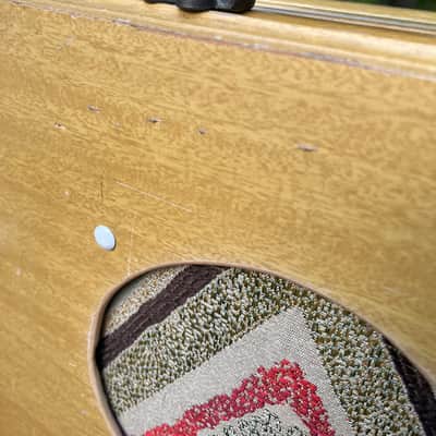 Rotary Connection 1x8 mini/portable loaded guitar speaker cab. Vintage 8 ohm 25 watt speaker. Vintage unique style. Semi open. Handmade. 2026 - Blonde wood image 19