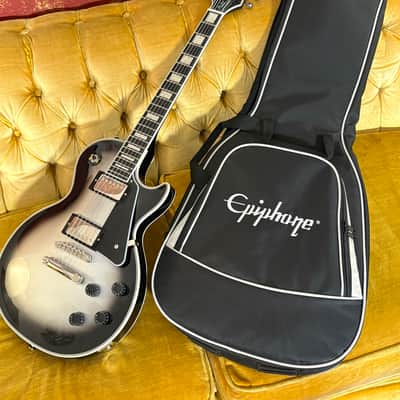 Epiphone Les Paul Custom - Silverburst image 10
