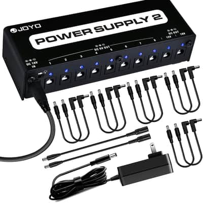 Valeton VPS-6 Isolated Power Supply Adjustable 9V 12V 18V Valeton VPS-6 Fully Isolated Guitar Pedal Power Supply – 6 Outputs, 9V/12V/18V Adjustable, Low Noise Pedal Board Power Supply
