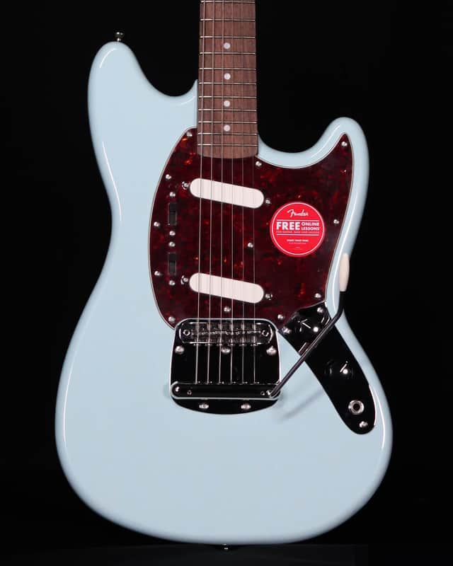 Squier Classic Vibe '60s Mustang, Laurel FB, Sonic Blue image 1