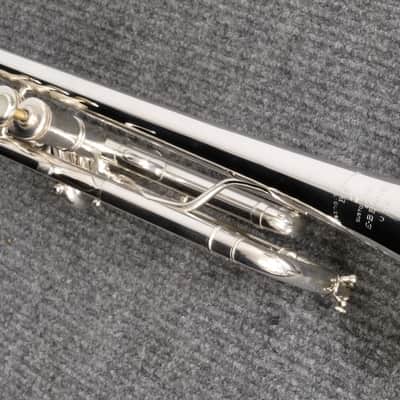 E-Benge Resno-Tempered Bell 2 Bb Trumpet Silver Plated image 3
