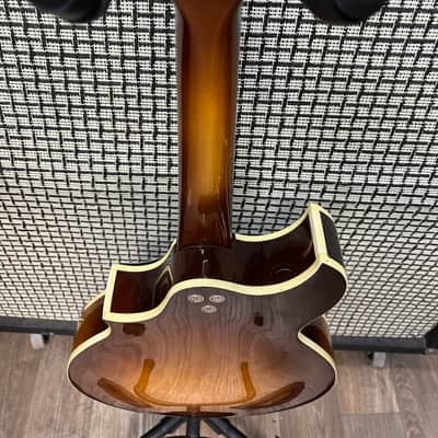 Harmony H-35 “Batwing” Electric Acoustic Mandolin 1972 - Sunburst image 11