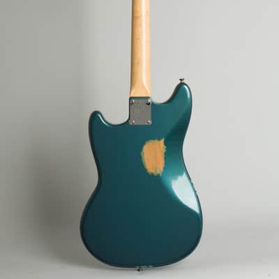 Fender Competition Mustang Solid Body Electric Guitar (1971), ser. #320028, original grey hard shell case. image 2