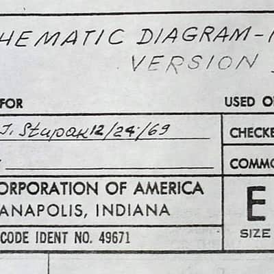 1969 API Microphone Preamplifier with 2520 Discrete Op-Amp – Original RCA Console Module #16 image 12