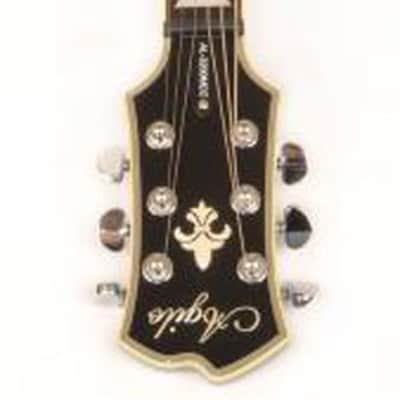 Agile AL-3200MCC Multi-Radius Oceanburst Flame w/Damn Wide Neck Electric Guitar with Binding and Trapezoid Inlays image 3
