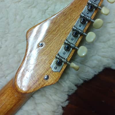 Kingston (Teisco) early 60's Swinger Short Scale 3-Tone Sunburst w/Gig Bag image 11