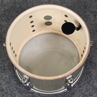 Used Vintage Ludwig 2pc Drum Set Silver Sparkle - Good image 11