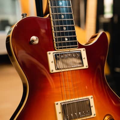 Godin Summit Classic HB Cherry Burst w/ Original Gig Bag - Used image 5