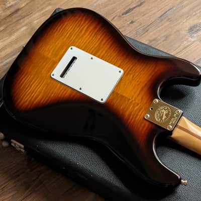 Fender Stratocaster 50th Anniversary Limited Edition Electric Guitar 1996 Flamed Sunburst W/OHSC & Candy image 22