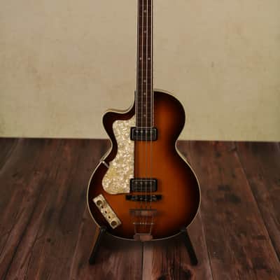 Left Handed Hofner Club Bass 500/2 With Hofner Flight Case AND FREE GIFT!! image 1