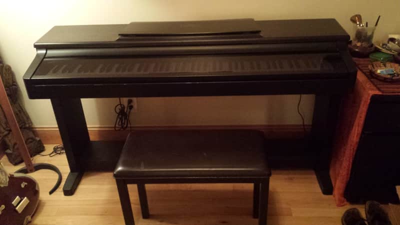 Yamaha Clavinova CLP 123 Dark Brown | Reverb