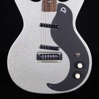 Danelectro D59 MOD New Old Stock, Silver Metal Flake image 1