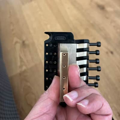 Floyd Rose Original  Black Made in Germany with 34mm Brass Block R3 nut image 11