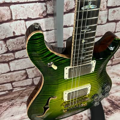 PRS McCarty 594 Semi-Hollow Private Stock Rainforest Glow image 9