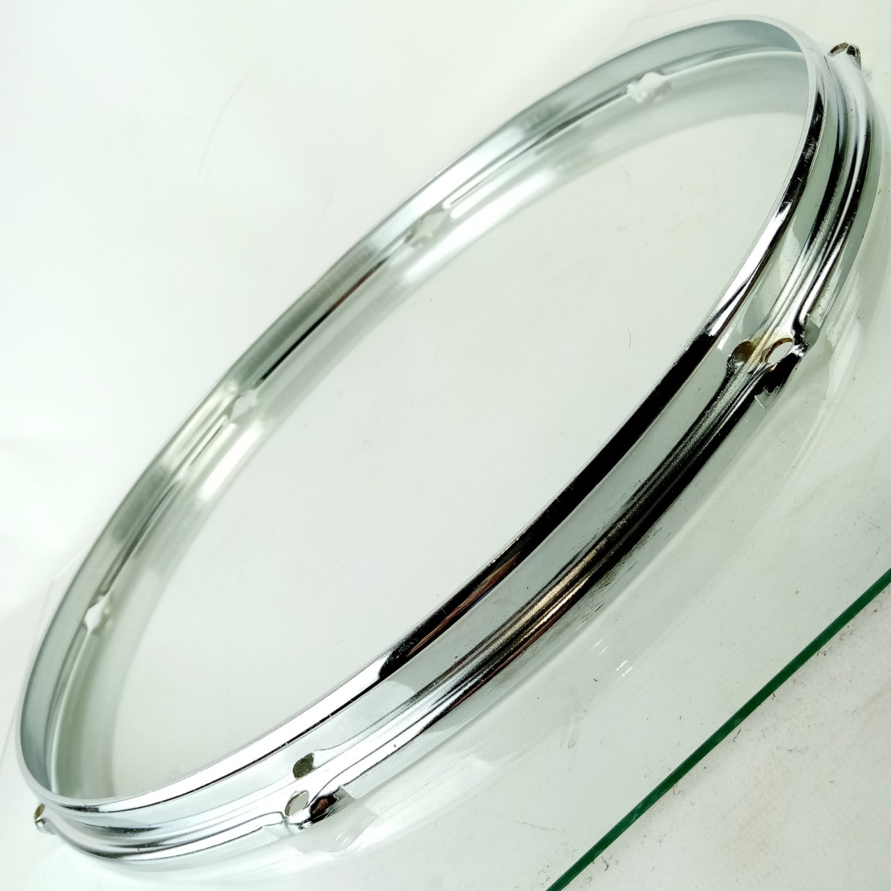 Slingerland 18"Floor Tom Drum Stick-Saver Batter Rim Chrome Steel COS Vintage70s — main photograph