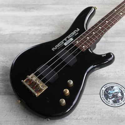 1990's Yamaha MB-III Motion B Medium Scale Bass (Gloss Black) image 1