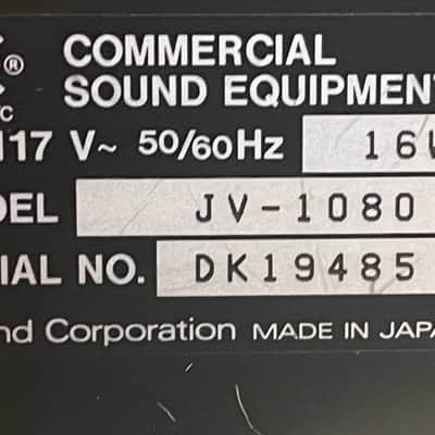 Roland JV-1080 64-Voice Synthesizer Module 1994 - 2001 - Black image 25