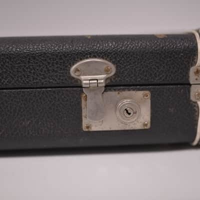 1972-1973 Black Fender Jazz Bass Precision Bass Hardshell CASE Super CLEAN Red Interior Cheney England 1970's 1974 1975 image 9