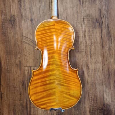 D Z Strad Violin Model 1000 Full Size 4/4 with Dominant Strings, Bow, Case and Rosin (Full Size - 4 image 3