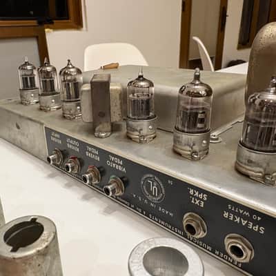 Fender Super Reverb 1966 Vintage Blackface image 12