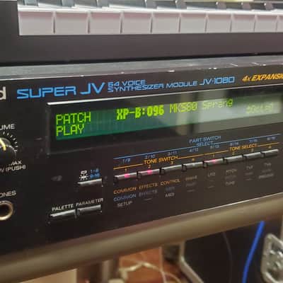 Roland JV-1080 Synthesizer Module with 3 Expansion Cards image 2