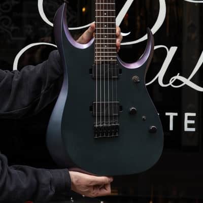 Ibanez Prestige RGD3121 Polar Lights Flat with Fishman Mick Thomson Pickups image 3