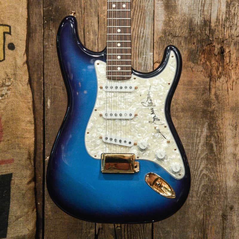 1996 Bonnie Raitt Custom Shop Stratocaster Blue Burst (84 of 200) image 1