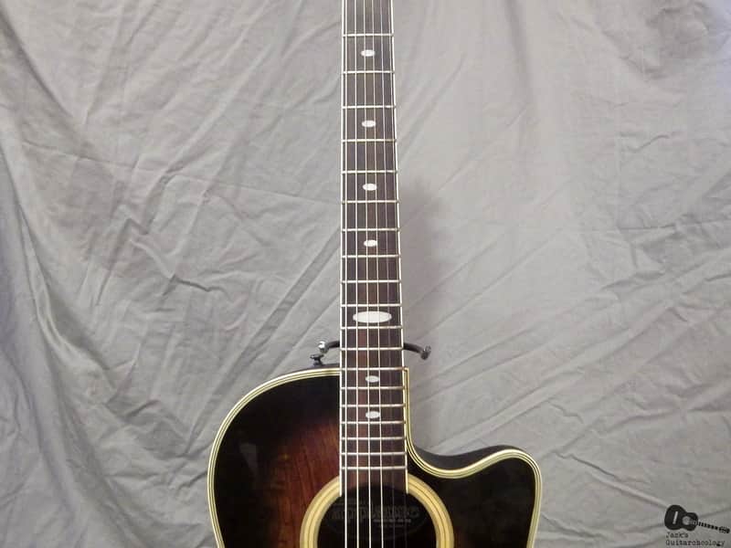 Applause by Ovation AE-38 Acoustic Guitar (1990s, Trans Black