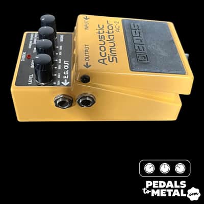 Boss AC-2 Acoustic Simulator (Silver Label) 1997 - 2006 - Yellow X14978 image 3