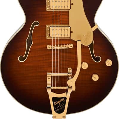 Gretsch Broadkaster LX Figured Center Block with Bigsby 2026 - Present - Havana Burst image 1