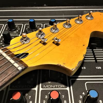 Relic Squier Mustang Electric Guitar Road Worn Surf Green by Nate's Relic Guitars image 3