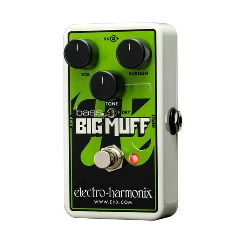 Electro-Harmonix Nano Bass Big Muff Pi Analogue Fuzz/Distortion/Sustainer Effects Pedal image 1