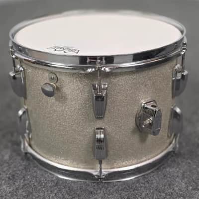 Used Vintage Ludwig 2pc Drum Set Silver Sparkle - Good image 9